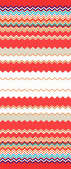 Zigzag striped textile pattern 