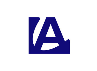Letter a logo icon design template elements
