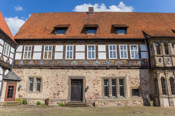 Fototapeta na wymiar Entrance to the castle in Blomberg