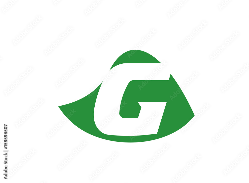 Poster Letter g logo icon design template elements
