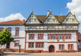 Town hall on the central square of Blomberg