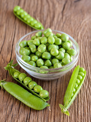 Fresh green pea