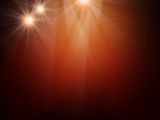 The concert on stage background with flood lights 
