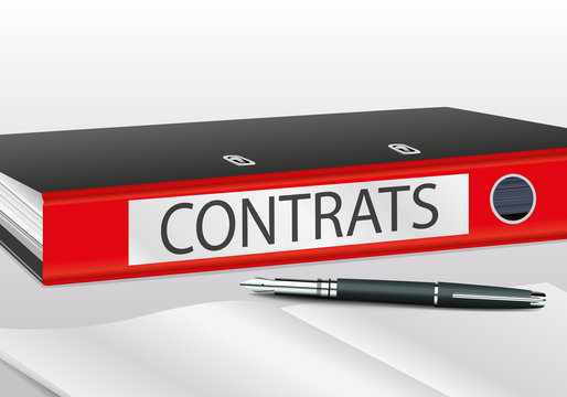 contrats - mot - entreprise - classeur - présentation - accord - business