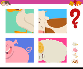 guess farm animals activity game