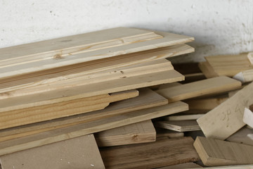 detail of Wood timber construction material