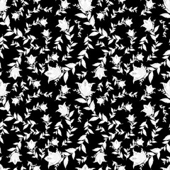 Modern stylish floral flower pattern