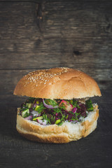  Burger with vegetable filling - vegetarian