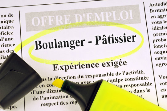 Emploi de boulanger-pâtissier  - Powered by Adobe