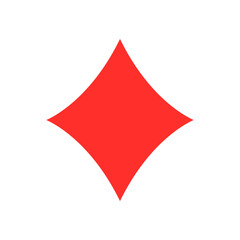 Obraz premium diamond card icon isolated vector