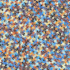 Seamless background pattern. Decorative geometric mosaic art pattern.