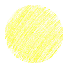 Crayon Bacground Dot - Yellow