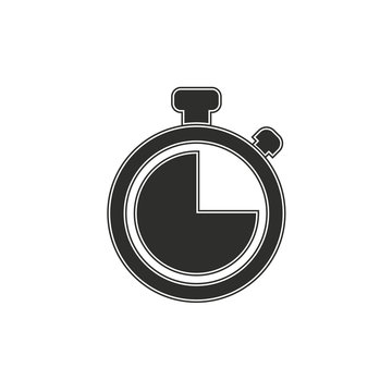 Stopwatch vector icon.