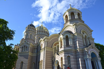Fototapeta premium Cattedrale della Natività di Cristo a Riga