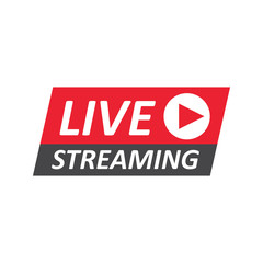 Live Stream sign, emblem, logo.