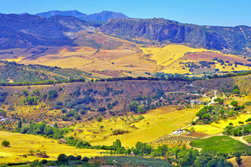 Landscape in Southern Spain.