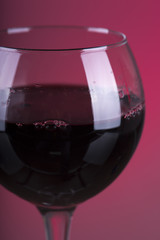 Red wine. Glass of wine. Pouring red wine.