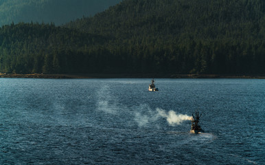 Obraz premium Alaskan Fishing Boats