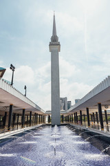 National Mosque - Masjid Negara Mosque in Kuala Lumpur, Malaysia.