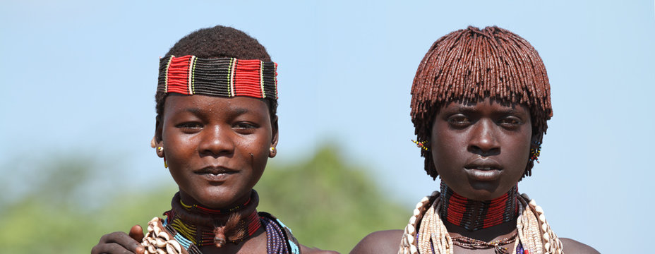 Volksstamm der Hamar im Omo Valley von &Auml;thiopien