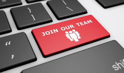 Join Our Team Computer Key