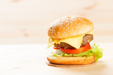79 bar bistro_Home made hamburger