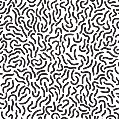 Retro memphis trendy pattern - seamless background. Fashion 80-90s.