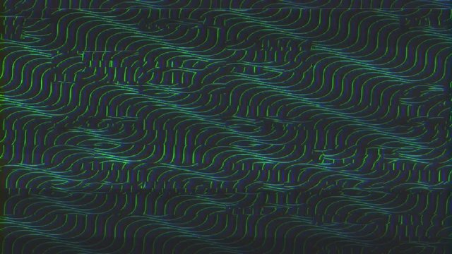Unique Design Abstract Colorful Noise Glitch Video Damage