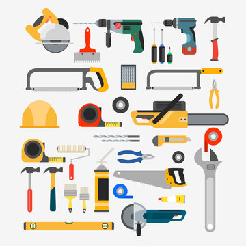 vector set of tools for repair 