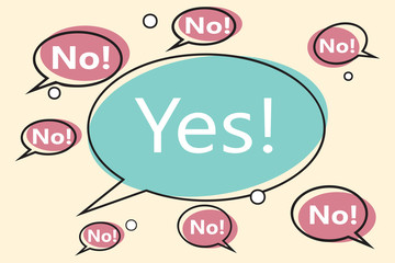 no yes comic bubble