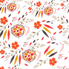 Seamless pattern on Easter