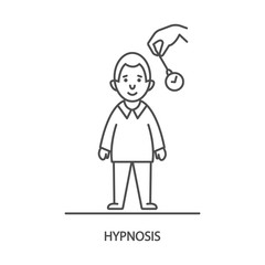 Hypnosis concept.