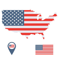 USA Map Vector