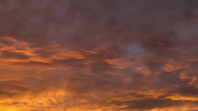 Time lapse sunrise,clouds on the sky
