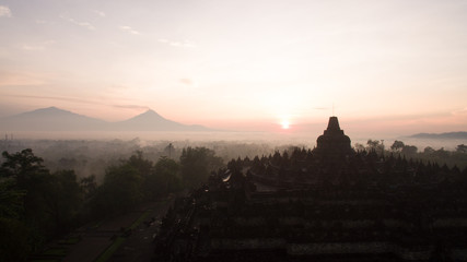 borobudur at dawn