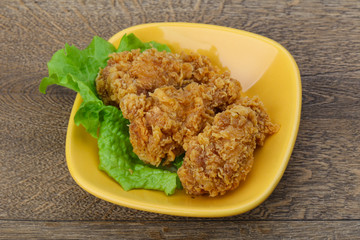 Crispy chicken wings