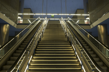 escaleras de metro