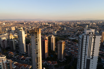 Aerial View of Tatuape, Sao Paulo, Brazil