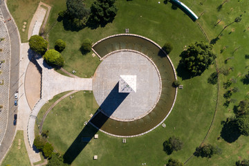 Top View of Ibirapuera in Sao Paulo, Brazil