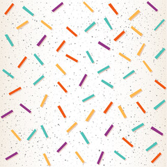 Handmade geometric angular line pattern