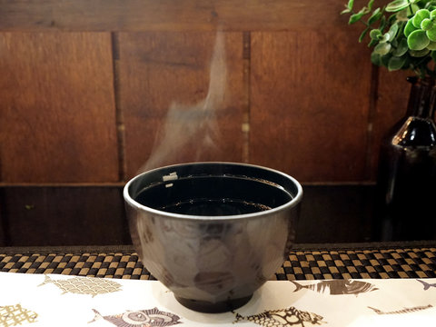 Hot japanese soup