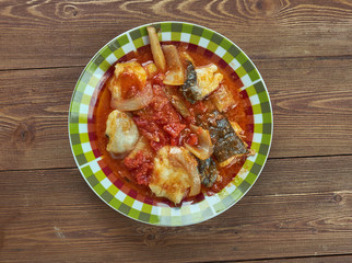 Romanian  Braised fish.