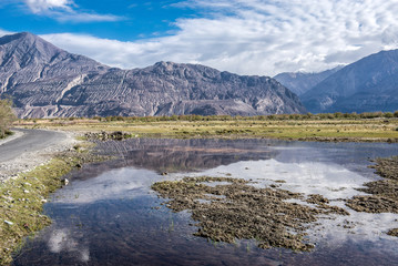 Fototapeta na wymiar Landscape of Leh, Ladakh, North of India