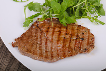 Grilled beef steak