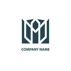 Design geometric logo for company