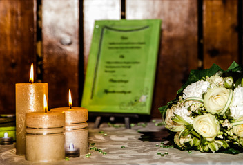Wedding table decoration