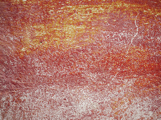 Texture red concrete wall
