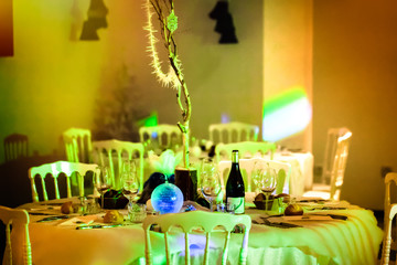 Wedding table decoration