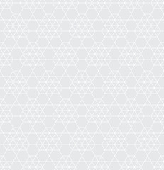 geometric hexagon and triangle seamless vector grid pattern background