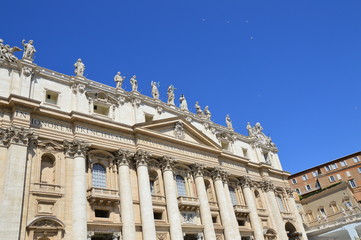 Fototapeta na wymiar Petersdom,Sankt Peter im Vatikan